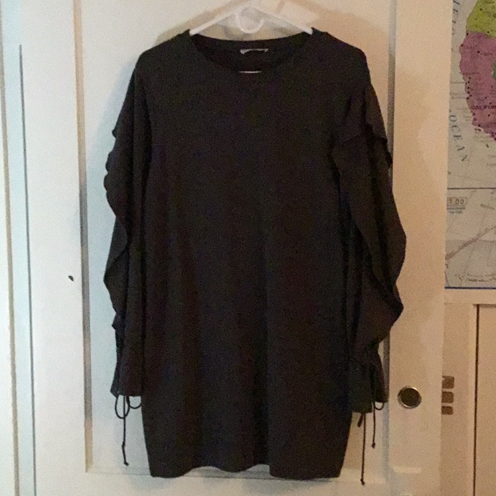 Grey tunic sweatshirt